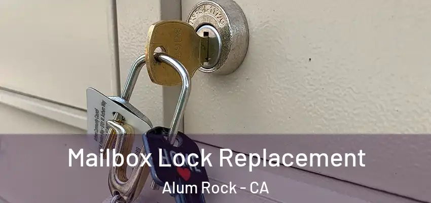  Mailbox Lock Replacement Alum Rock - CA