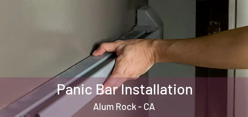  Panic Bar Installation Alum Rock - CA